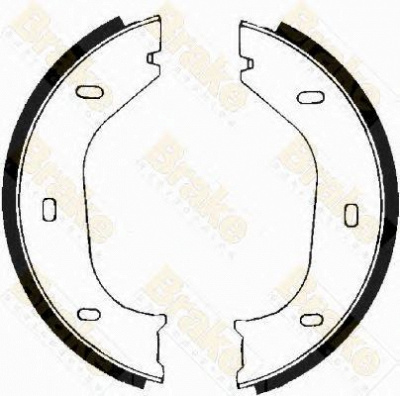 BRAKE ENGINEERING sh1217 -  Комплект тормозных колодок, стояночная тормозная система